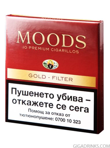 Moods Golden Filter cigarillos 10
