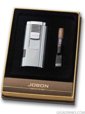 Запалка Jobon с джет пламък и цигаре