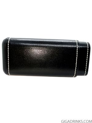 Leather case for 3 cigars