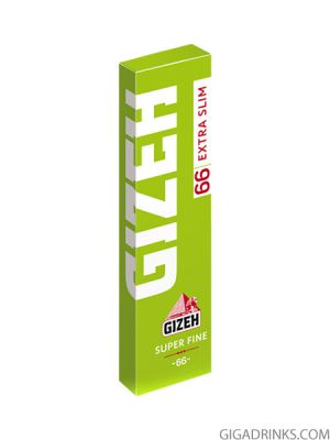  Gizeh Super Fine Extra Slim 66 Green (70mm)