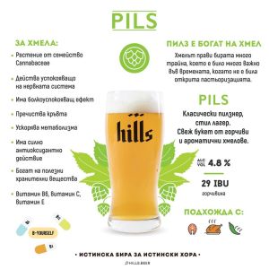 Hills Beer Pils 500ml
