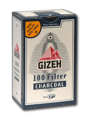 Gizeh Charcoal filters (8mm)