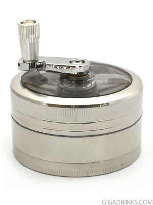 Metal grinder with handel - middle